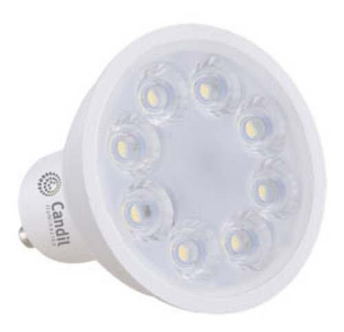 Imagen 5 de 10 de Pack X 30 Lamparas Focos Led 7w Gu10 220v Dicro Luces Candil