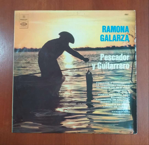 Disco Ramona Galarza Pescador Y Guitarrero Emi 1974 Lp