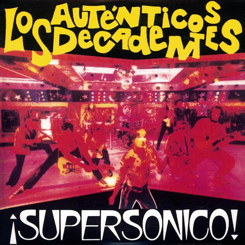 Vinilo Los Auténticos Decadentes ¡supersonico! Nuevo Sellado