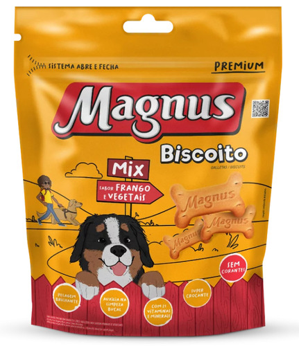 Magnus Biscoito Mix Cães Adultos 1kg