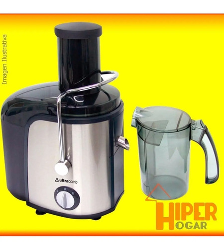 Juguera Extractor Electrico De Jugo Ultracomb Jg-2703 600w | Envío gratis