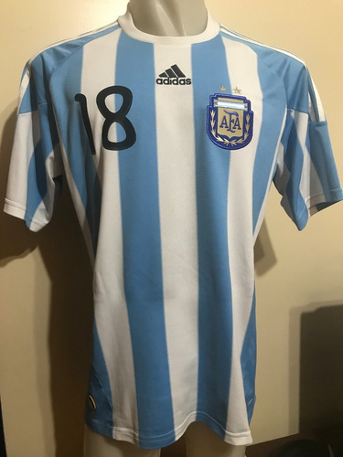 Camiseta Selección Argentina 2010 Palermo #18 Boca T. L