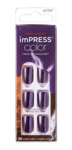 Uñas Impress Marca Kiss/press-on - Halloween Fa-boo-luos