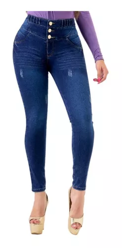 Rg Jeans Dama Pantalones Mujer Levanta Pompa Cintura Alta 3