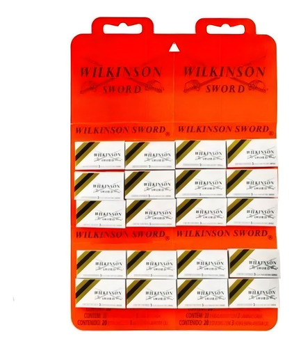 Kit 5 Cartelas Lâminas Barbear Giletes C/300 Un