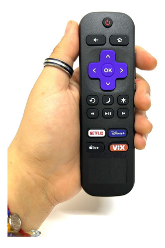 Control Para Tcl Roku Smart Tv Nuevo + Pilas Gritas