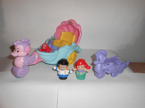 Figuras Little People La Sirenita Carruajes  Ariel Eric