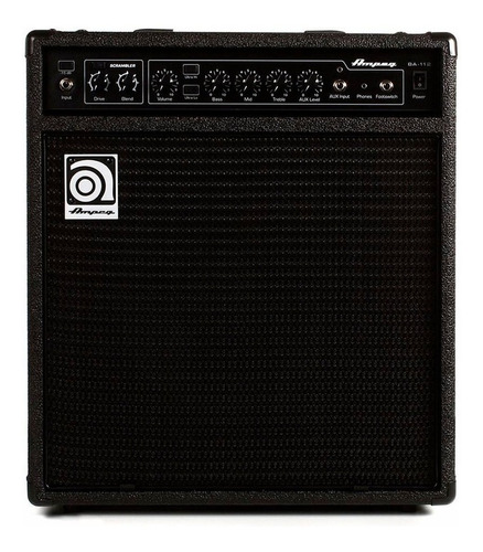 Amplificador Ampeg Bassamp Series BA-112 para baixo de 75W cor preto 120V