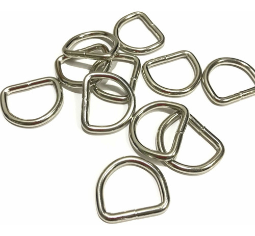 Imagen 3 de 5 de Medialunas Soldada 25mm X 10u. Ideal Collares De Mascotas.