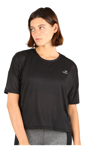 Remera Topper Training Light En Negro | Stock Center