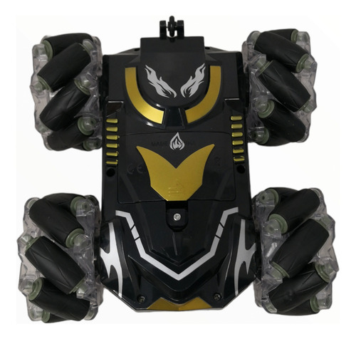Carro Acrobacias Control Remoto 4x4 Rc Car 2.4ghz Rota 360 Color Negro