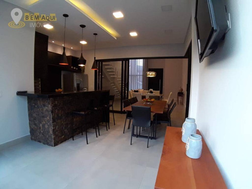 Imagem 3 de 30 de Casa Nova Linda E Mobiliada, Por R$ 1.600.000 - Condomínio Ao Lado Do Shopping Plaza Itu!!! - Ca1383