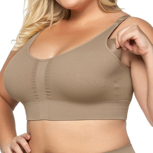 Sutiã Confort Bojo Removível Alça Larga Plus Size Zr0303-013