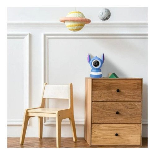 Cámara Stich 2k Bebé Nexxt: Monitoreo Seguro Y Confiable Azul