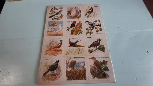 Álbum Figuritas Completo Galería De Pájaros De México (Usado)