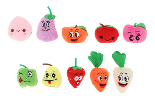 Marionetas De Dedo De Animales Set De Frutas Set De Frutas