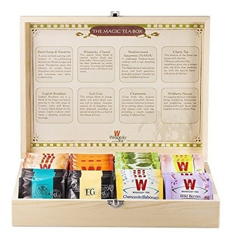 Wissotzky Magic Tea Tea Chest, Surtidos De Té Caja De Regalo