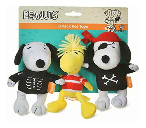 Peanuts For Pets 6 Inch Halloween Snoopy Pirate, Woodstock