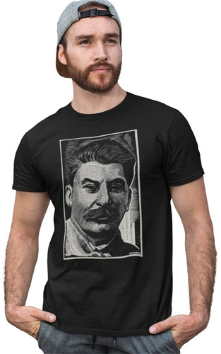 Remera Union Sovietica Espacio Varios Modelos Algodon Negro