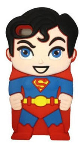 Funda Para iPhone 6 Goma Silicon 3d Protector Superman