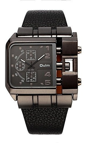 Oulm 3364 Marca Original Diseño Unico Hombre Relojes Pulsera