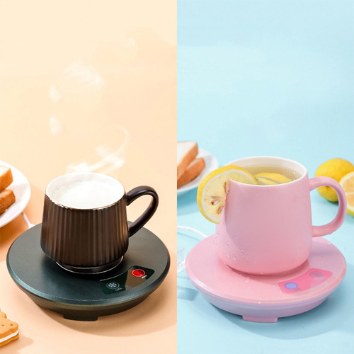 . 2 En 1 Café Té Bebidas Taza Calentador O Enfriador Verde