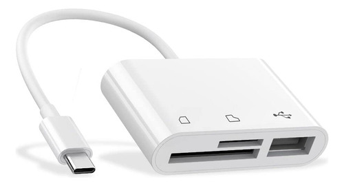 Lector de tarjetas de memoria USB C Raycue 3 para micro SD TF