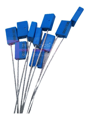 Imagen 4 de 10 de Precinto Metalico Con Cable Acero 45mm Nifty Lock X100u Dw!