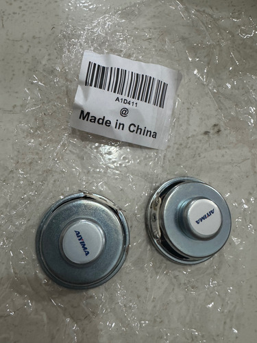 Par De Auto Falante 40mm 3w 4ohm Aiyima A1d411 Preto