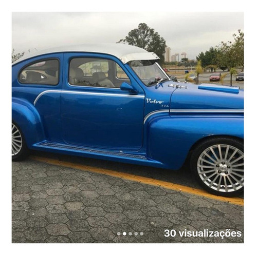 Imagem 13 de 14 de Volvo Pv 444 Coupe 1957 57 - Azul - Antigo - Ar Condicionado