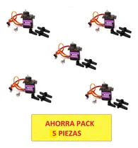 Comprar Pack Micro Servomotor Engrane Metal Mg90s Mejor Servo Sg90