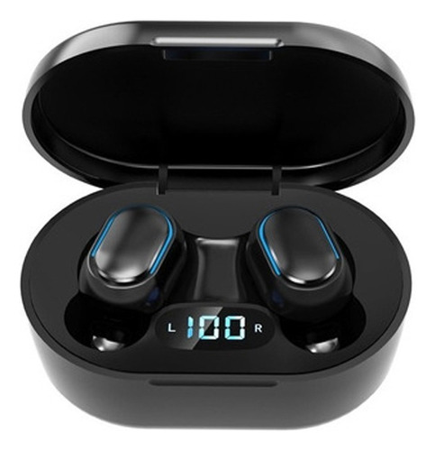 Auricular Bluetooth Inalambrico E7s Negro. Inear P/celular