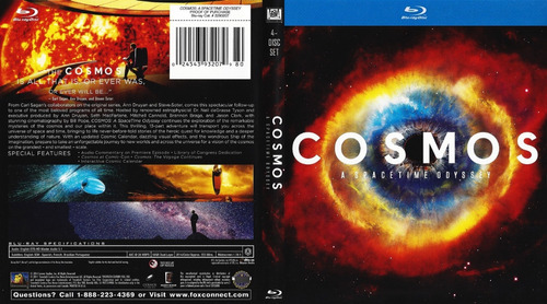 Cosmos: A Spacetime Odyssey 2014 En Bluray. 4 Discos