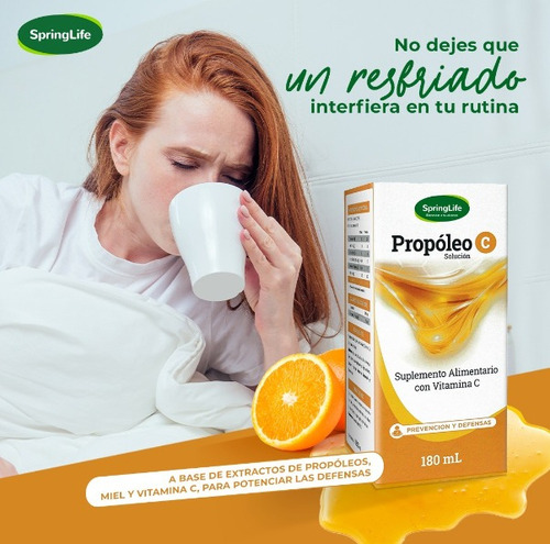 Propóleo C Solución Propóleo Más Vitamina C 180 Ml