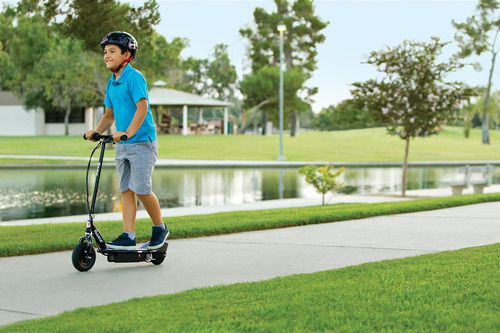 Scooter Eléctrico Para Niños Con Brillo Led Azul 16 Km/h