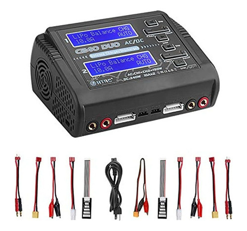 Lipo Cargador De Bateria Duo Descargador Dual Ac150w Dc240