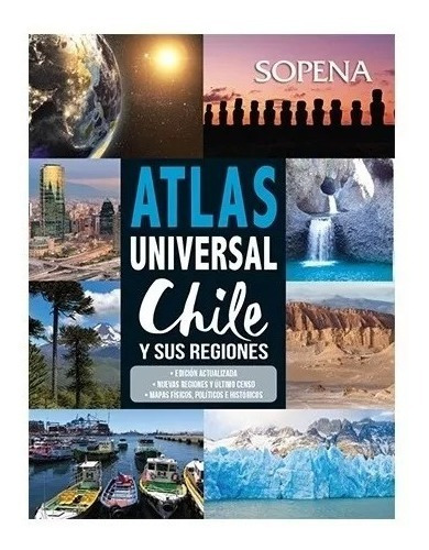 Atlas Universal Chile Y Sus Regiones Actualizado
