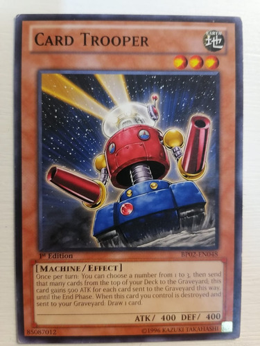 Yugioh! Card Trooper Bp02-en048 1st Edition