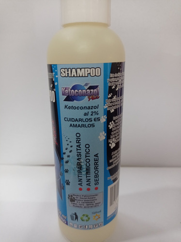 Shampoo Para Mascotas Con Ketoconazol 