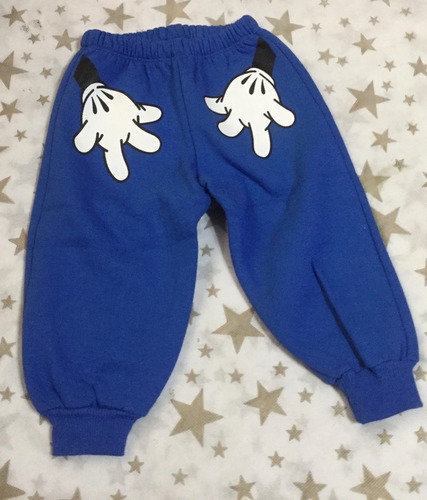 Pantalón Frisado De Mickey O Minnie,  Para Bebe