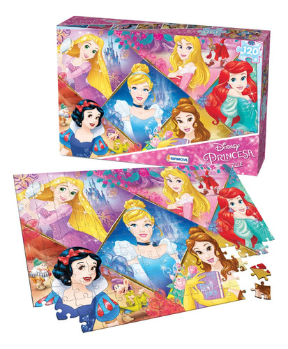 Puzzle Disney Princesa 120 Piezas 22x32 Cm ELG Dpu07330