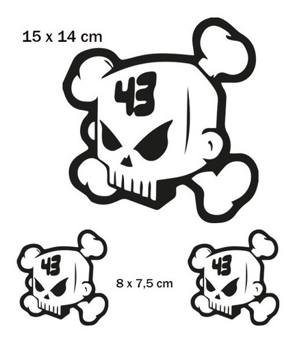 Sticker Ken Block Calavera