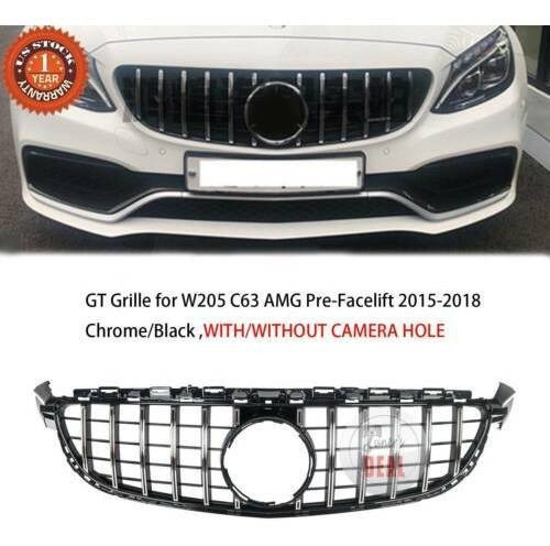 Gt R Amg Grille Grill For Mercedes Benz W205 C63 C63s 20 Td1