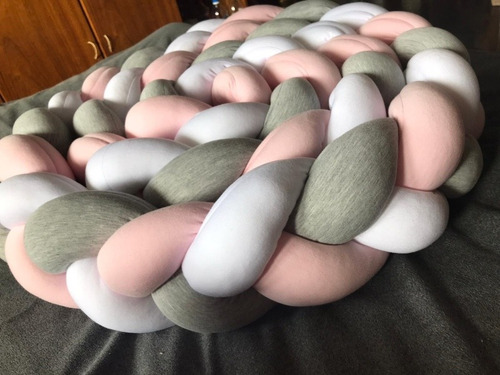 Chichonera Trenzada 4 Mt Más 3 Almohadones Con Formas