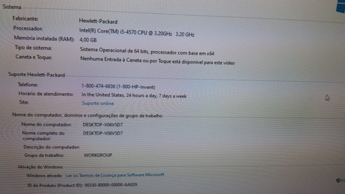 Cpu Hp Core I5 4570
