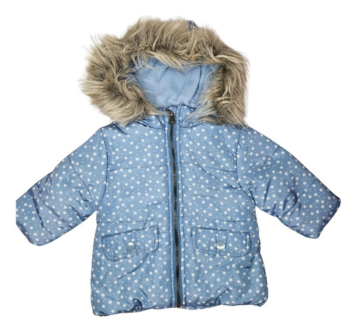 Chaqueta Parka Con Capucha Niña Bebe