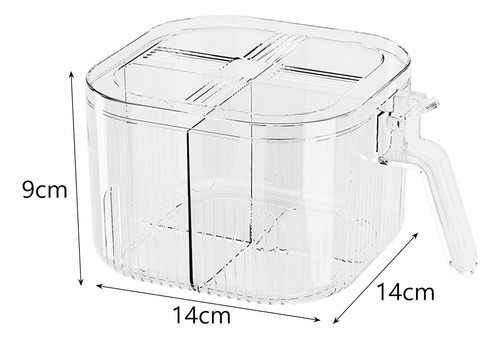 Caja De Condimentos Con Tapa, Recipientes Para Condimentos