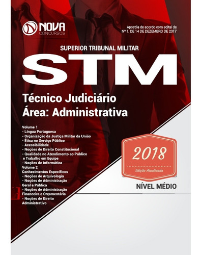 Apostila Concurso Stm 2018 - Técnico Judiciário Administrati