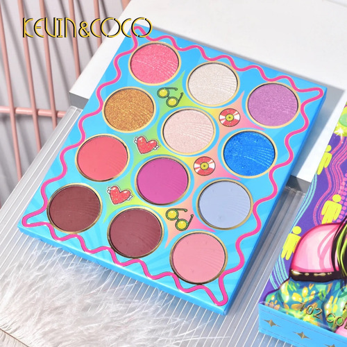 Paleta Billie Eilish Green 102 Colores Kevin & Coco