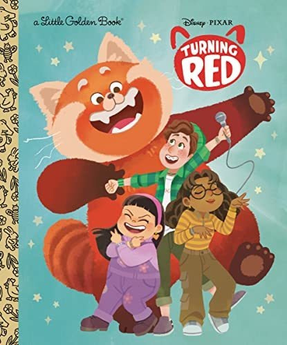 Book : Disney/pixar Turning Red Little Golden Book - Golden